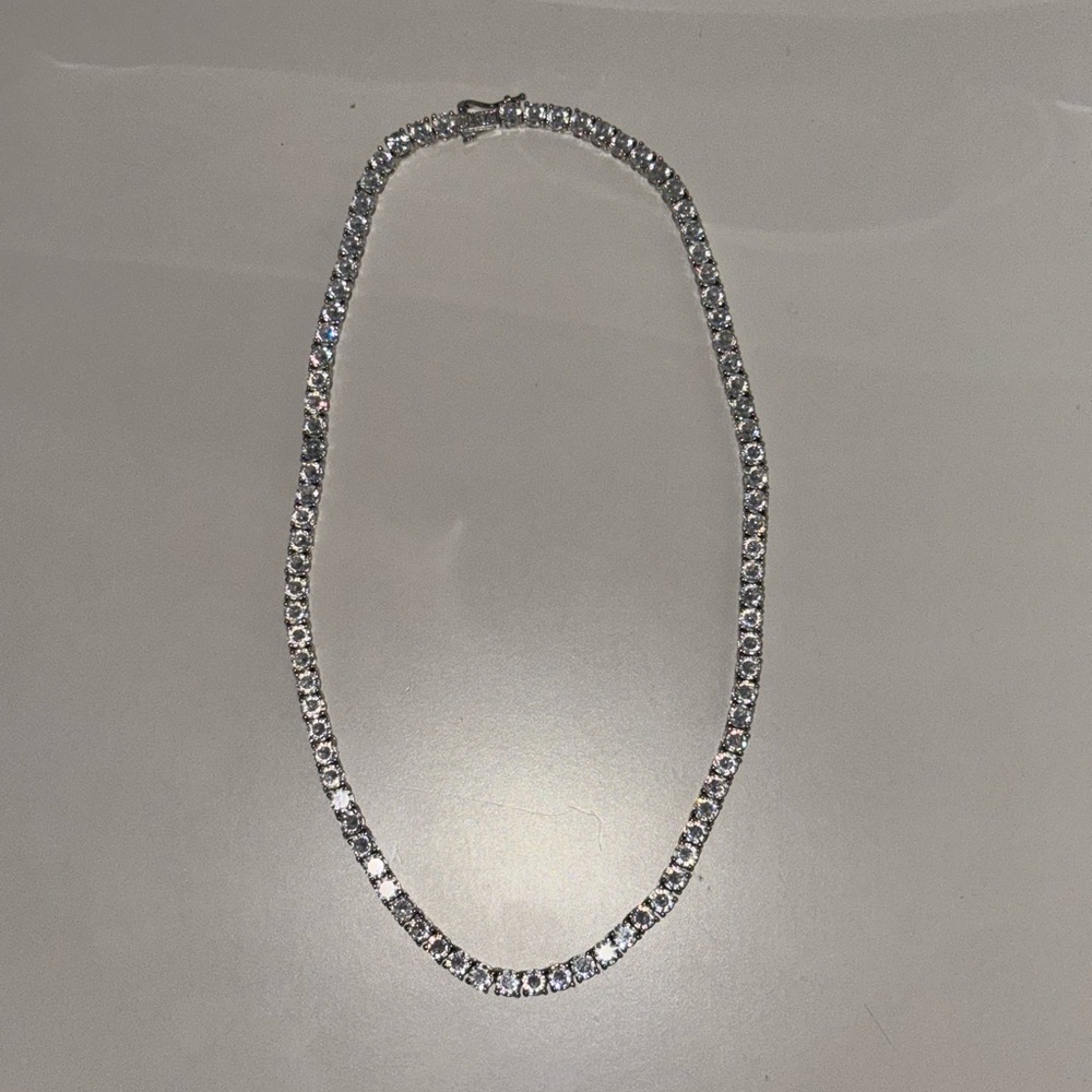 Classic Diamond Tennis Necklace